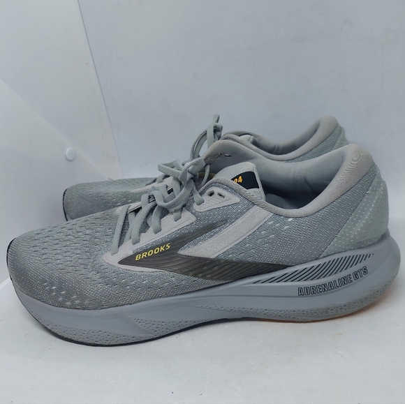 Brooks Adrenaline GTS 24 1104371D084 Running Gym Gray Shoes Sneakers Mens 11D